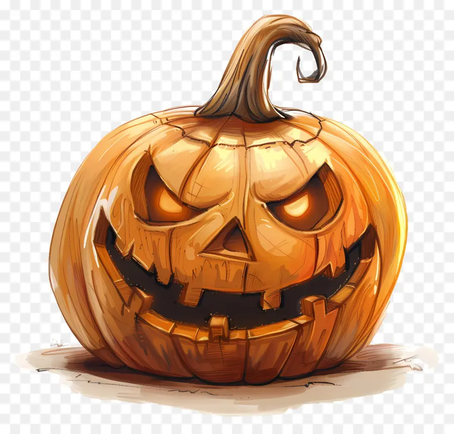 Labu Halloween Animasi，Jack O' Lantern PNG