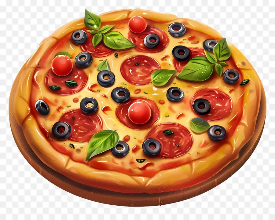 Pizza Yunani，Pizza PNG