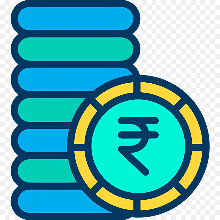 Rupee India，Koin Rupee PNG