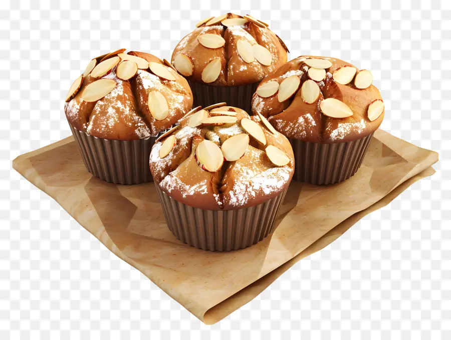 Muffin Almond，Muffin PNG