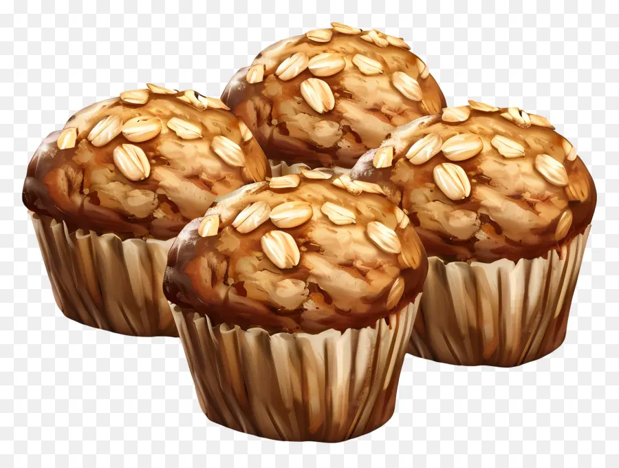 Muffin Oatmeal，Muffin PNG