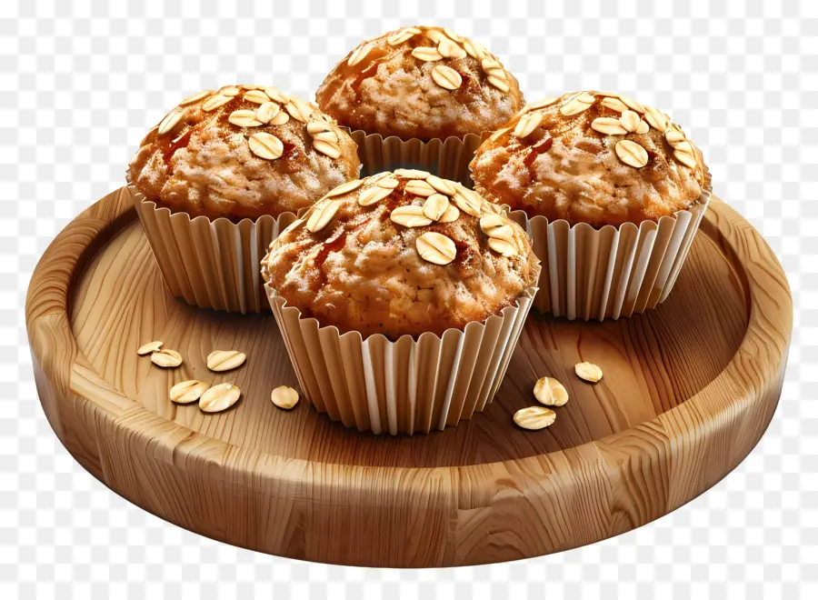 Muffin Oatmeal，Muffin PNG