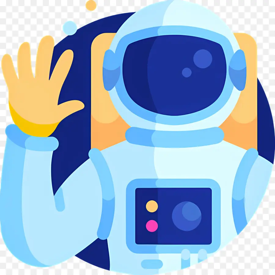 Astronaut，Astronot Melambai PNG