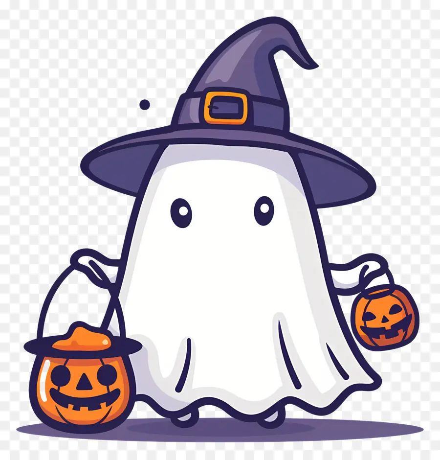 Hantu Halloween，Hantu Dengan Permen PNG