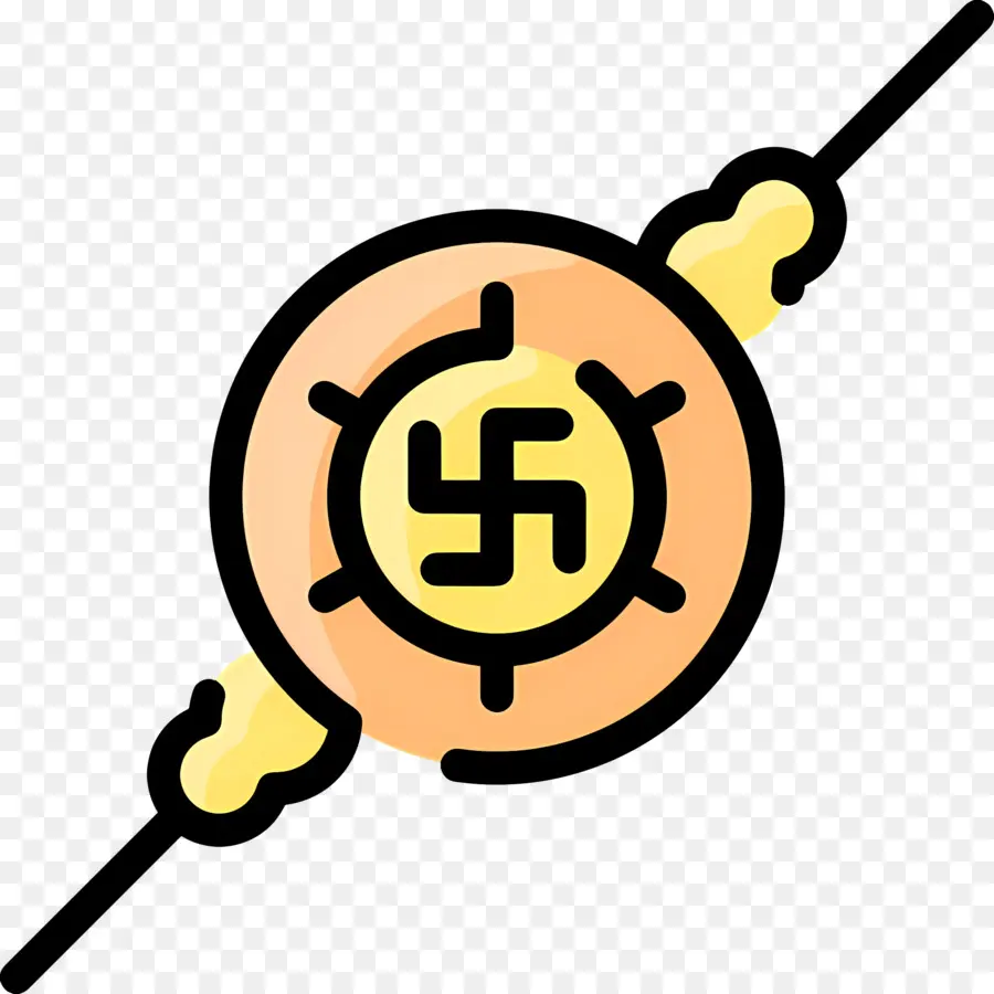 Raksha Bandhan，Simbol Swastika PNG