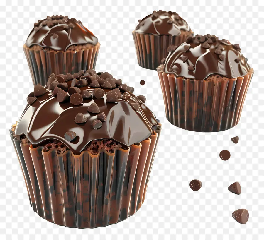 Muffin Coklat，Karamel PNG