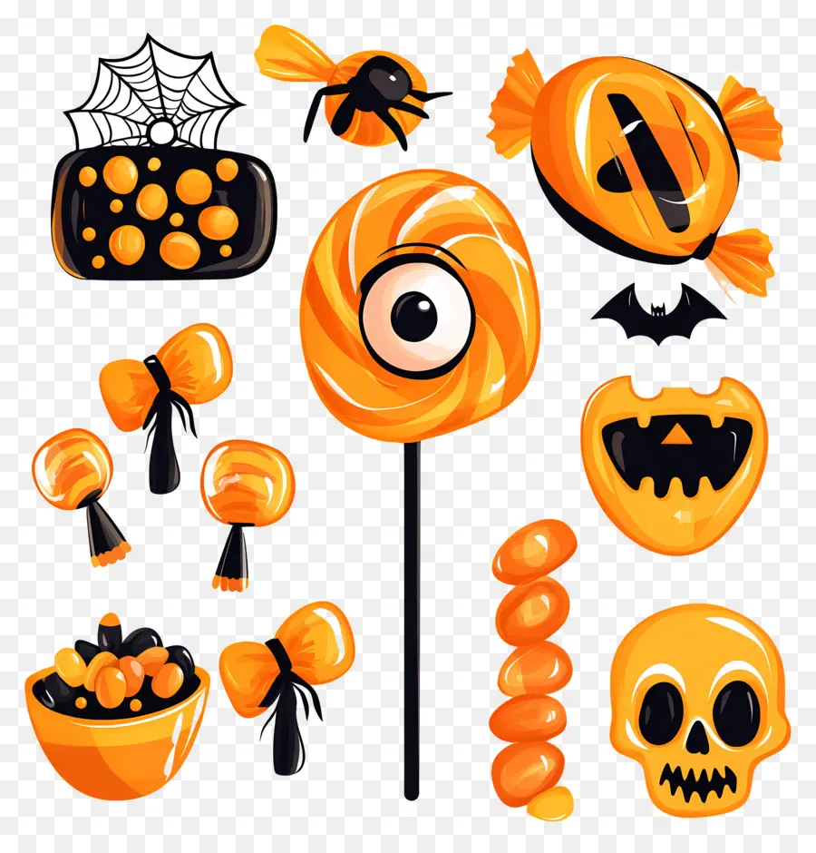 Permen Halloween，Permen PNG