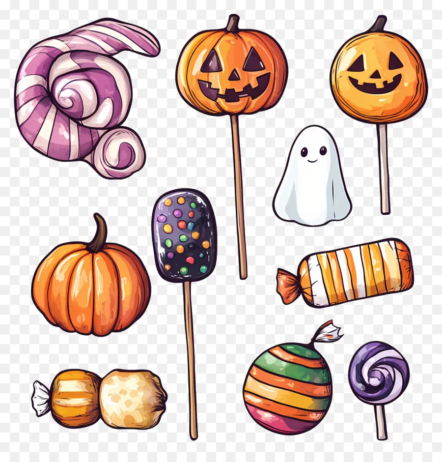 Permen Halloween，Permen PNG