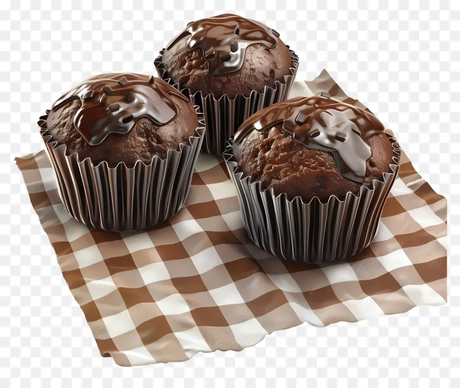 Muffin Coklat，Hidangan Penutup PNG