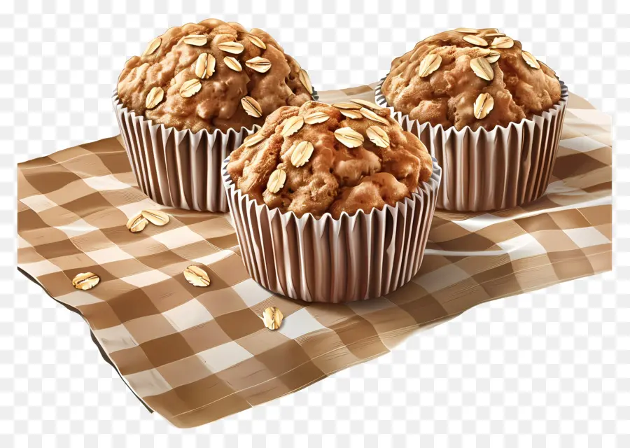 Muffin Oatmeal，Muffin PNG