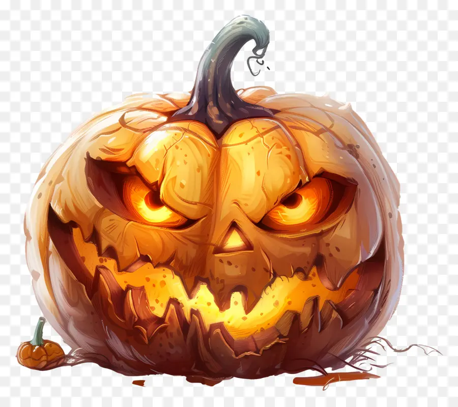 Labu Halloween Animasi，Jack O' Lantern PNG