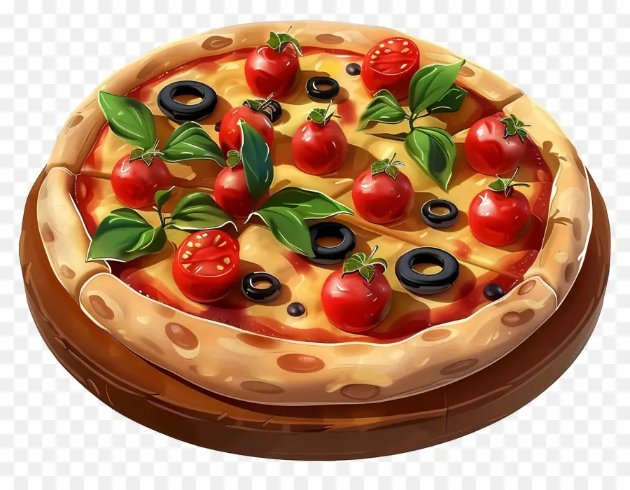 Pizza Yunani，Pizza PNG