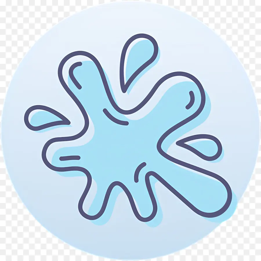 Percikan Air，Droplet PNG