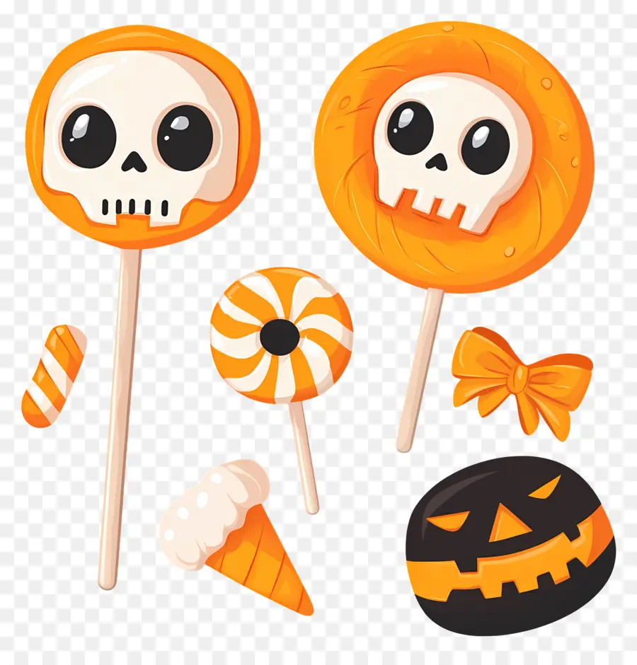 Permen Halloween，Lolipop PNG