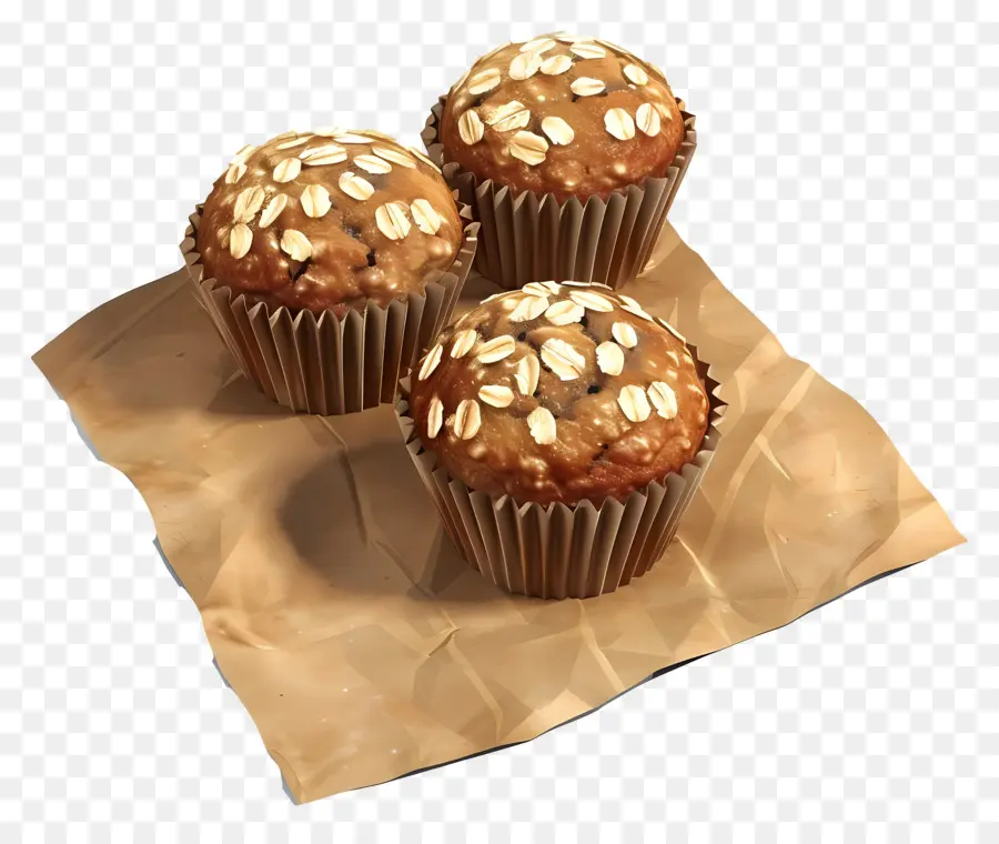 Muffin Oatmeal，Muffin PNG