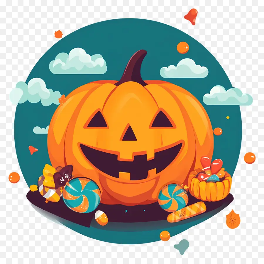 Labu Halloween，Jack O' Lantern PNG