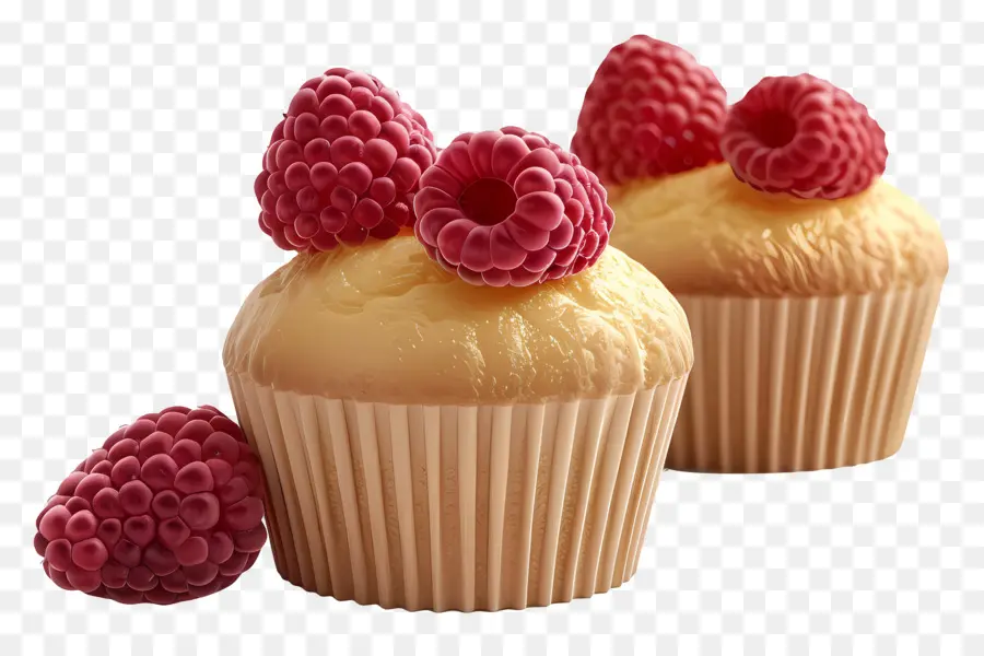 Muffin Raspberry，Muffin Rasberi PNG