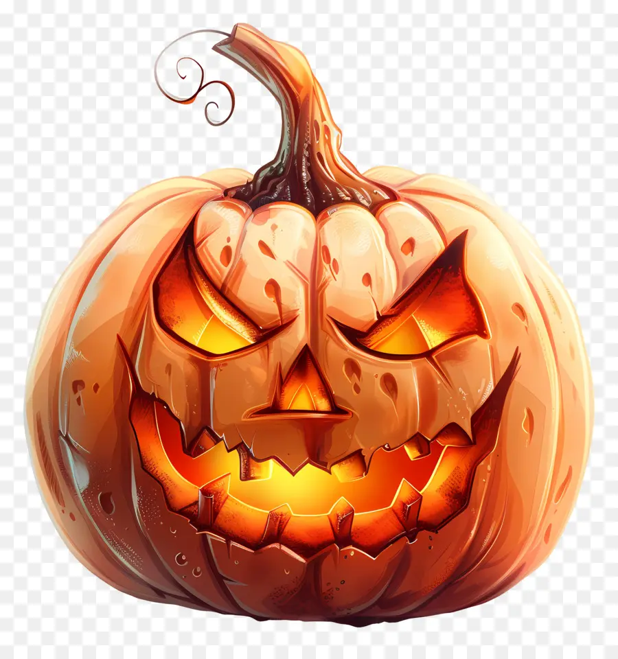 Labu Halloween Animasi，Jack O' Lantern PNG