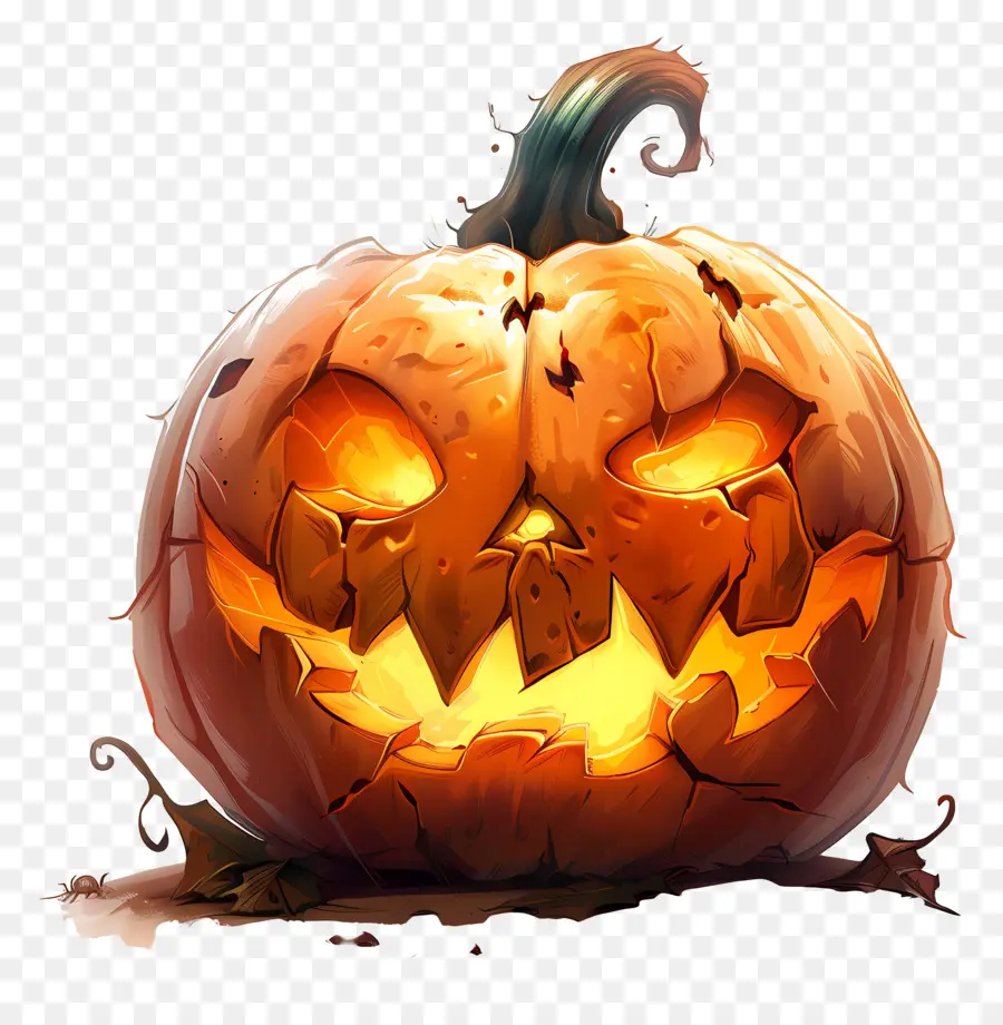 Labu Halloween Animasi，Jack O' Lantern PNG