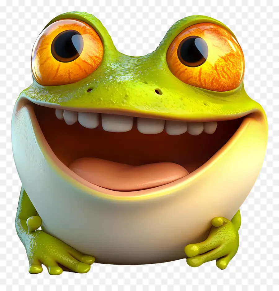 Emoji Katak，Wajah Katak PNG