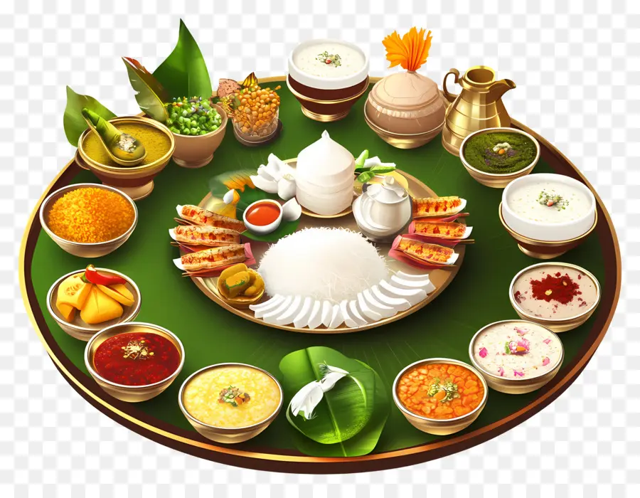 Onam Sadhya，Makanan Tradisional PNG