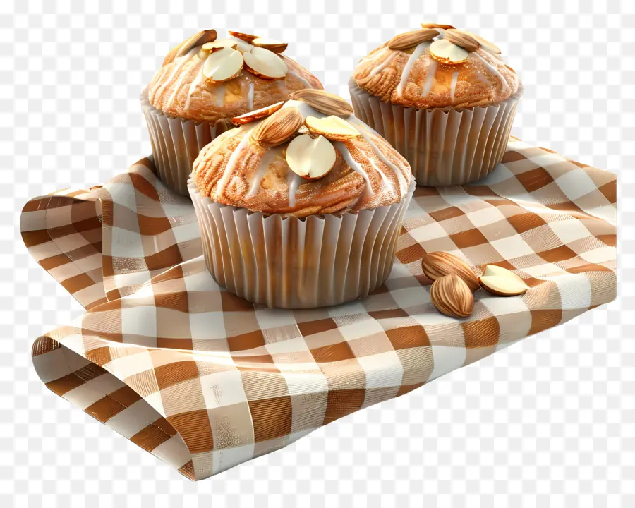 Muffin Almond，Muffin PNG