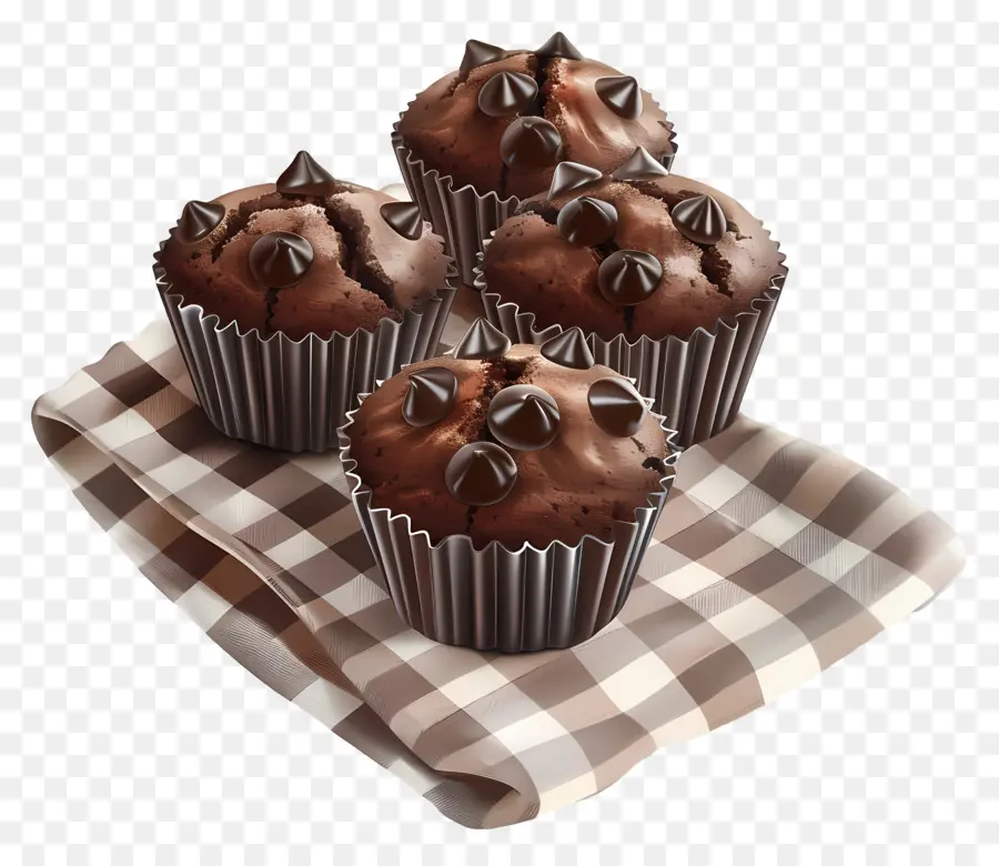 Muffin Coklat，Muffin Keping Coklat PNG