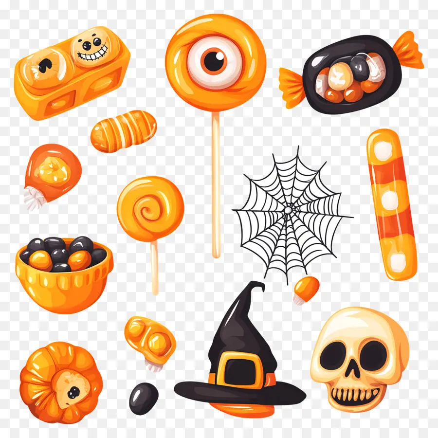 Permen Halloween，Permen PNG