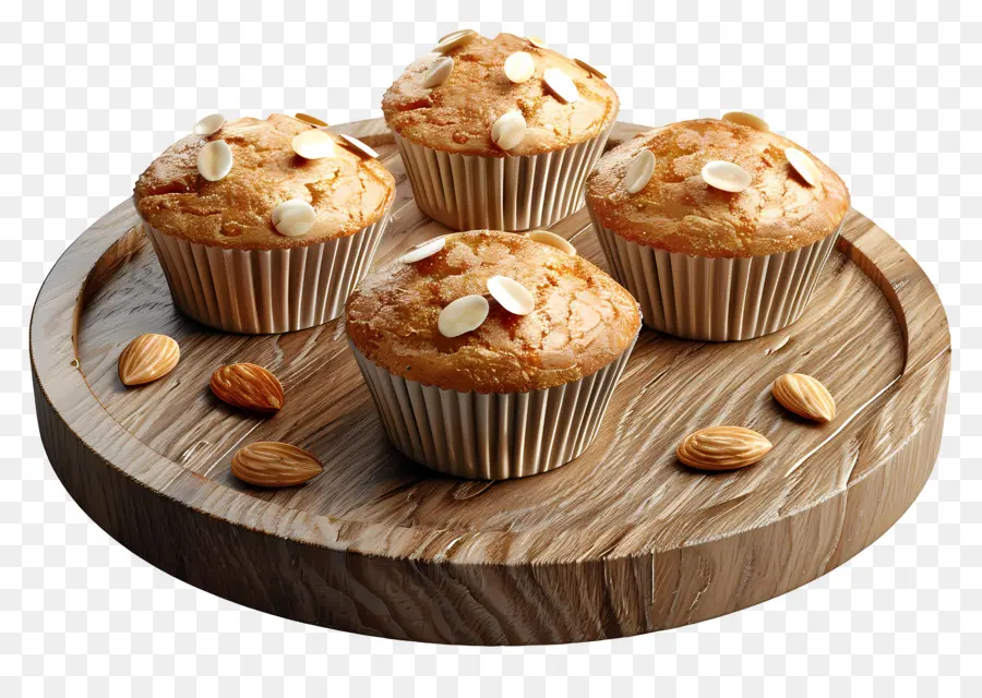 Muffin Almond，Muffin Oat PNG