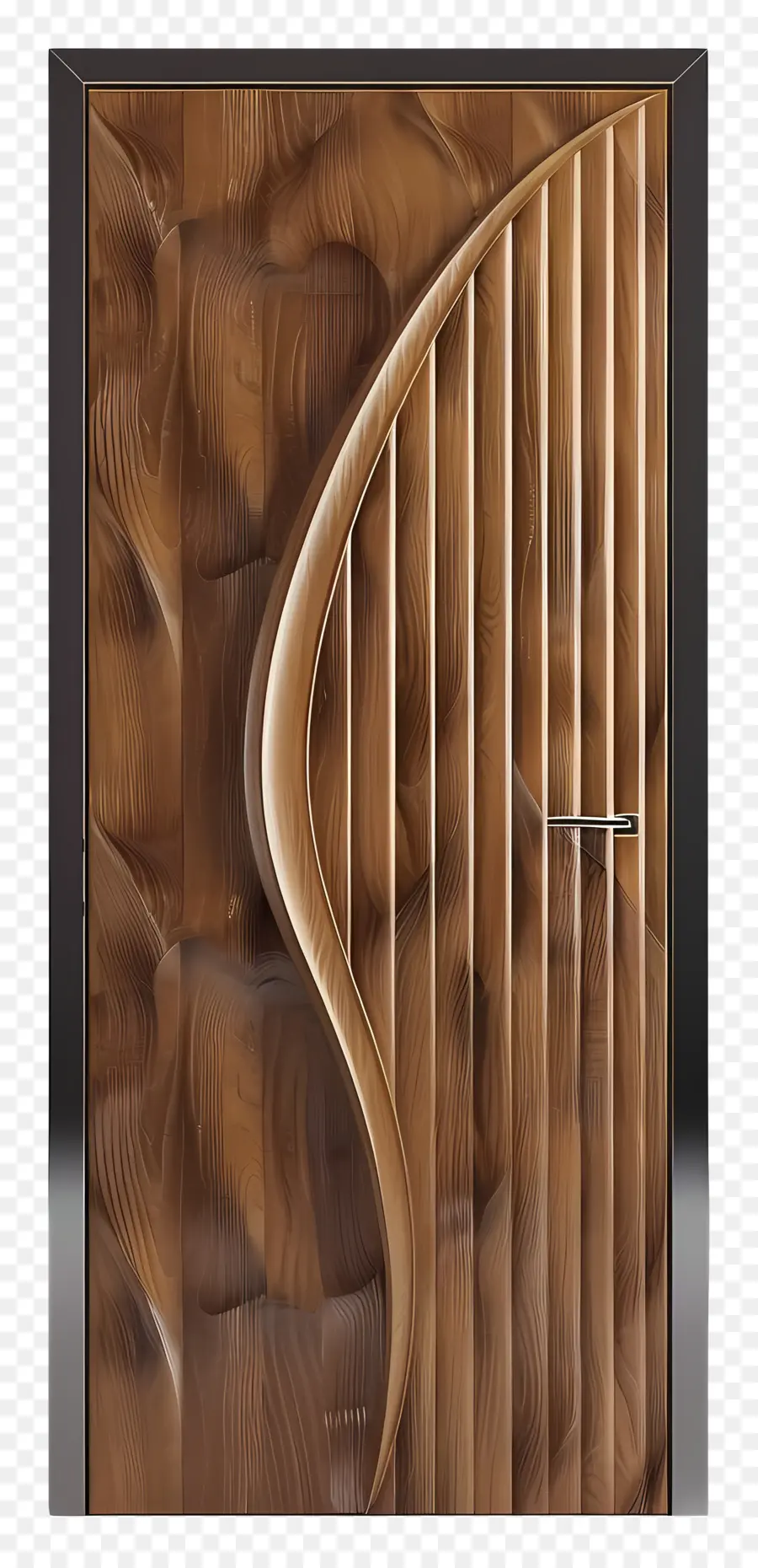 Pintu Modern 3d，Pintu Kayu PNG