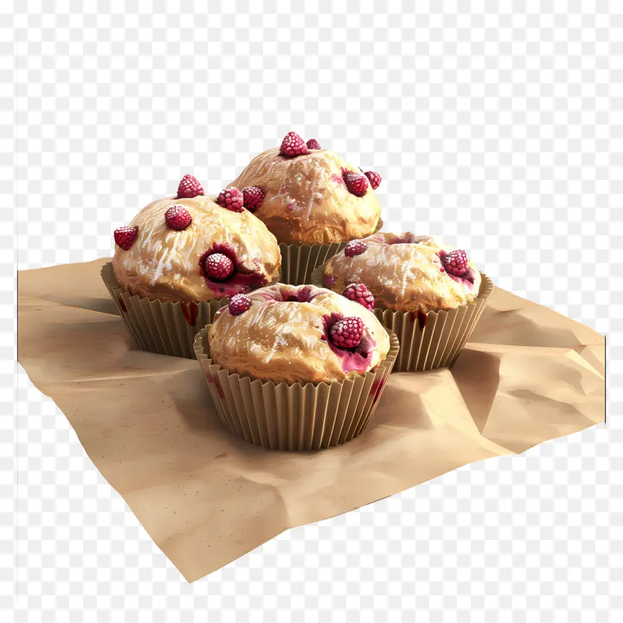 Muffin Raspberry，Muffin PNG