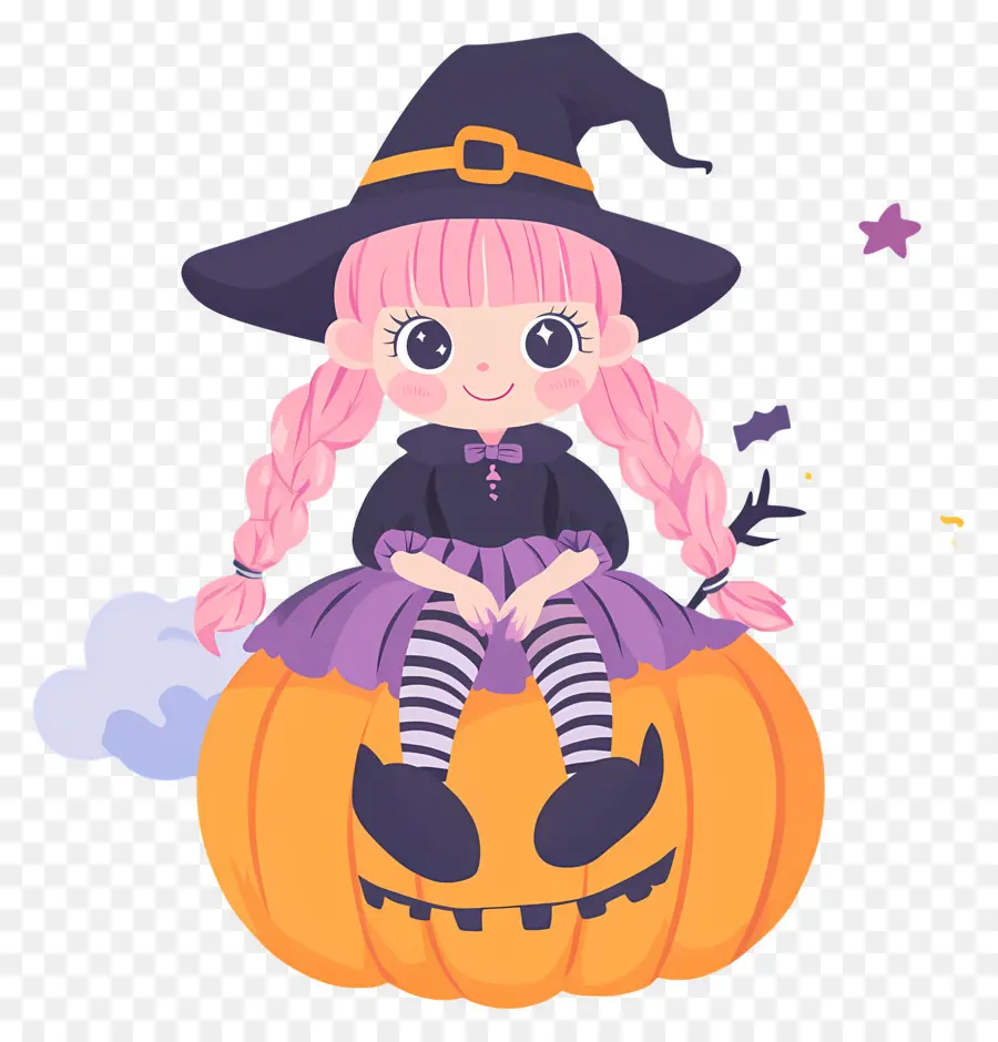 Penyihir Halloween Yang Lucu，Penyihir PNG