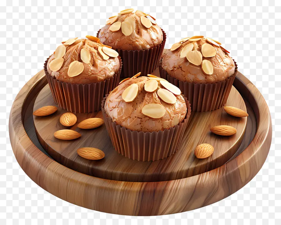 Muffin Almond，Muffin Oat PNG