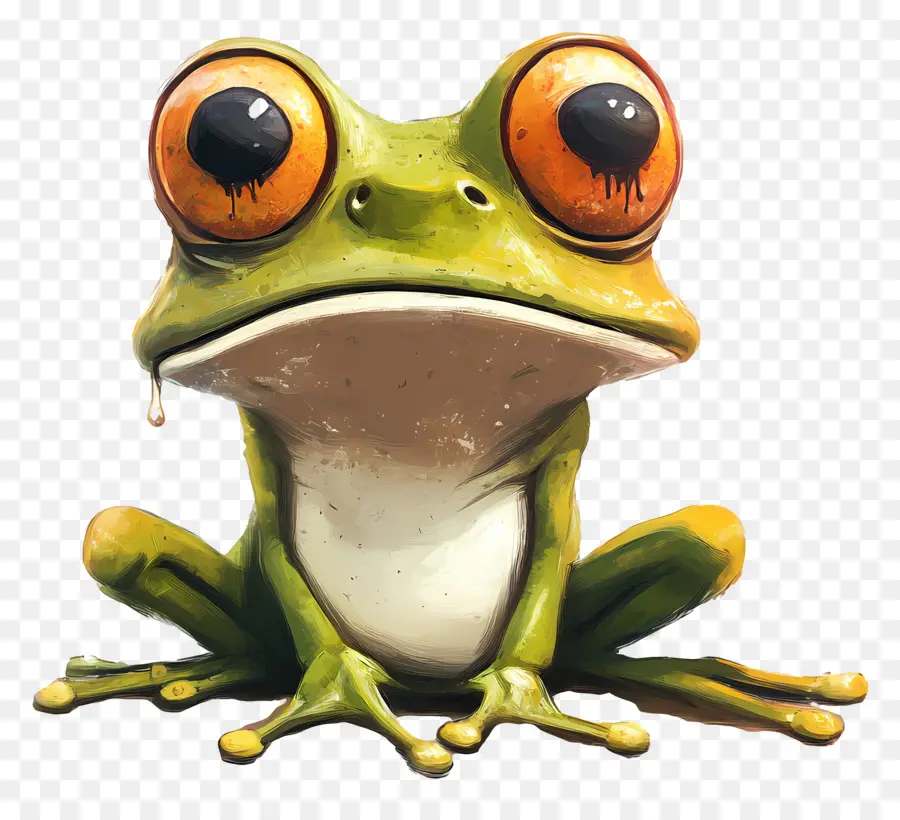 Katak Kartun，Katak PNG