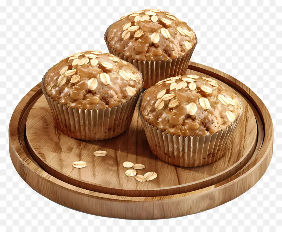 Muffin Oatmeal，Muffin Oat PNG