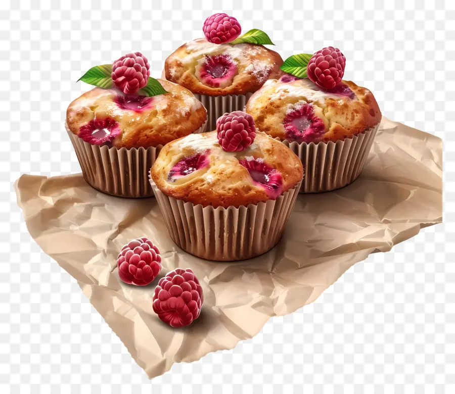 Muffin Raspberry，Muffin PNG