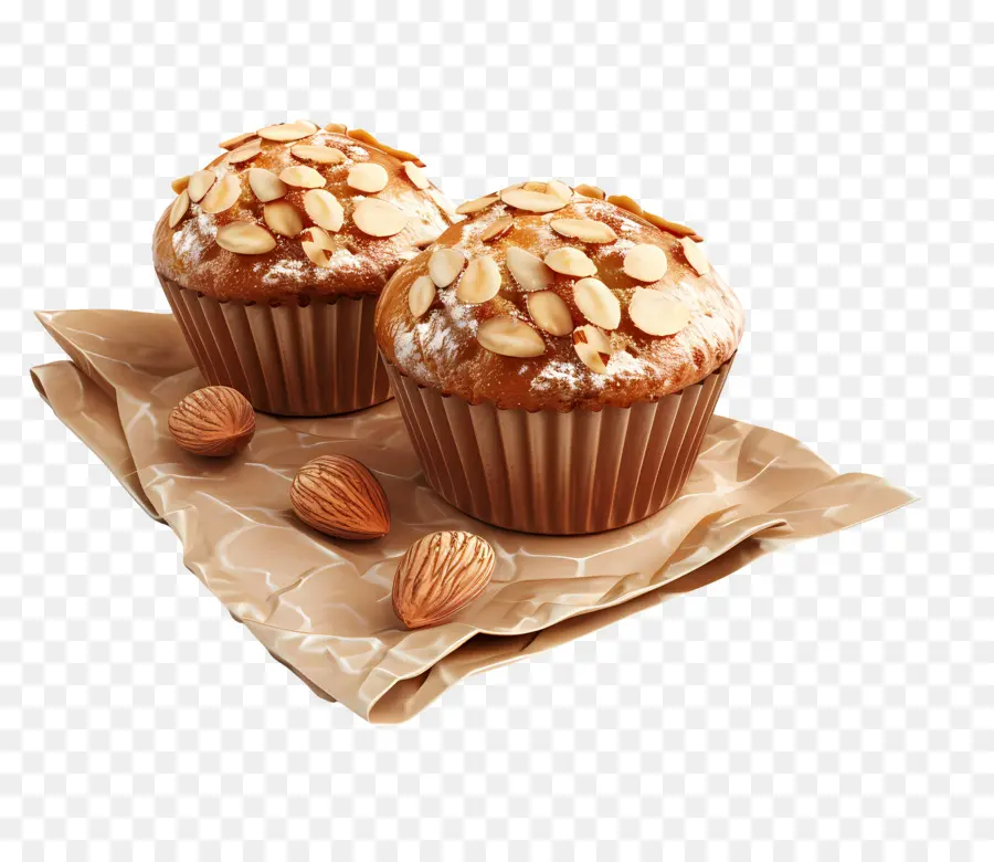 Muffin Almond，Muffin PNG