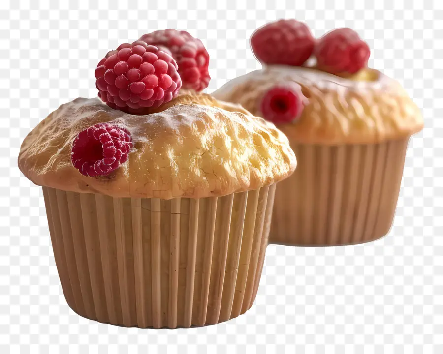 Muffin Raspberry，Kue Mangkuk PNG