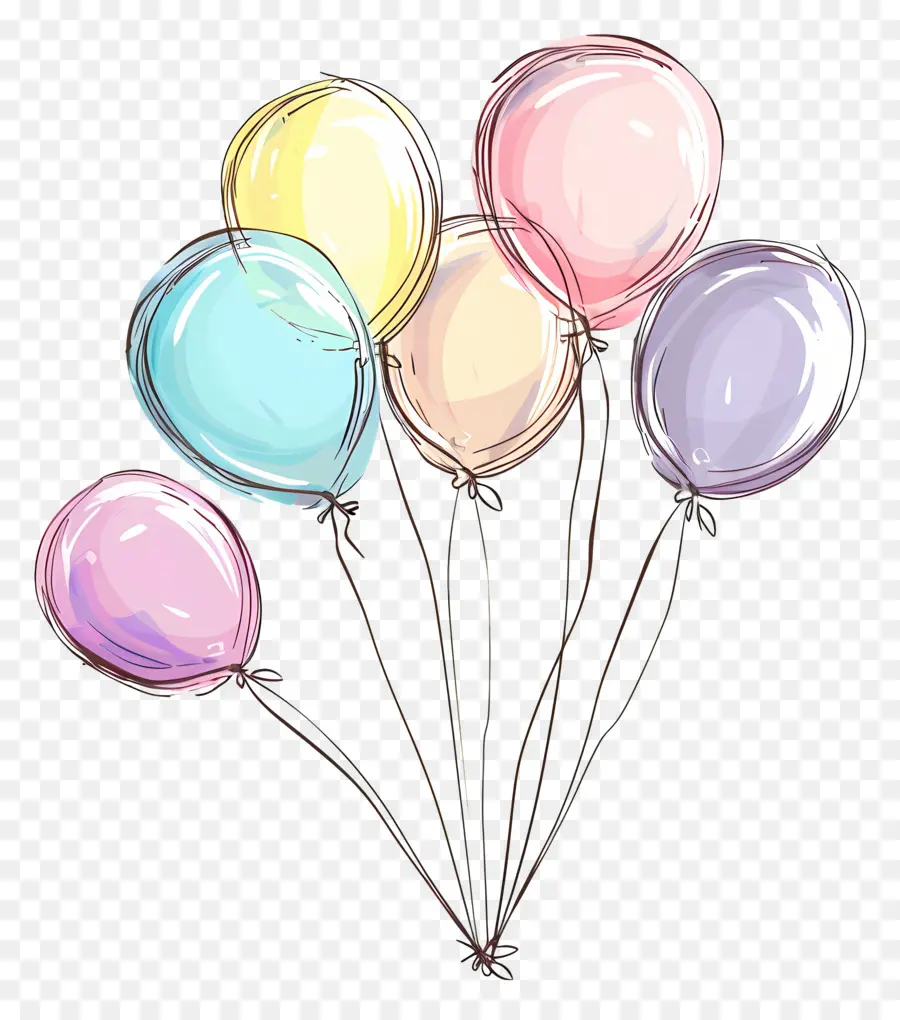 Balon Pastel，Balon PNG