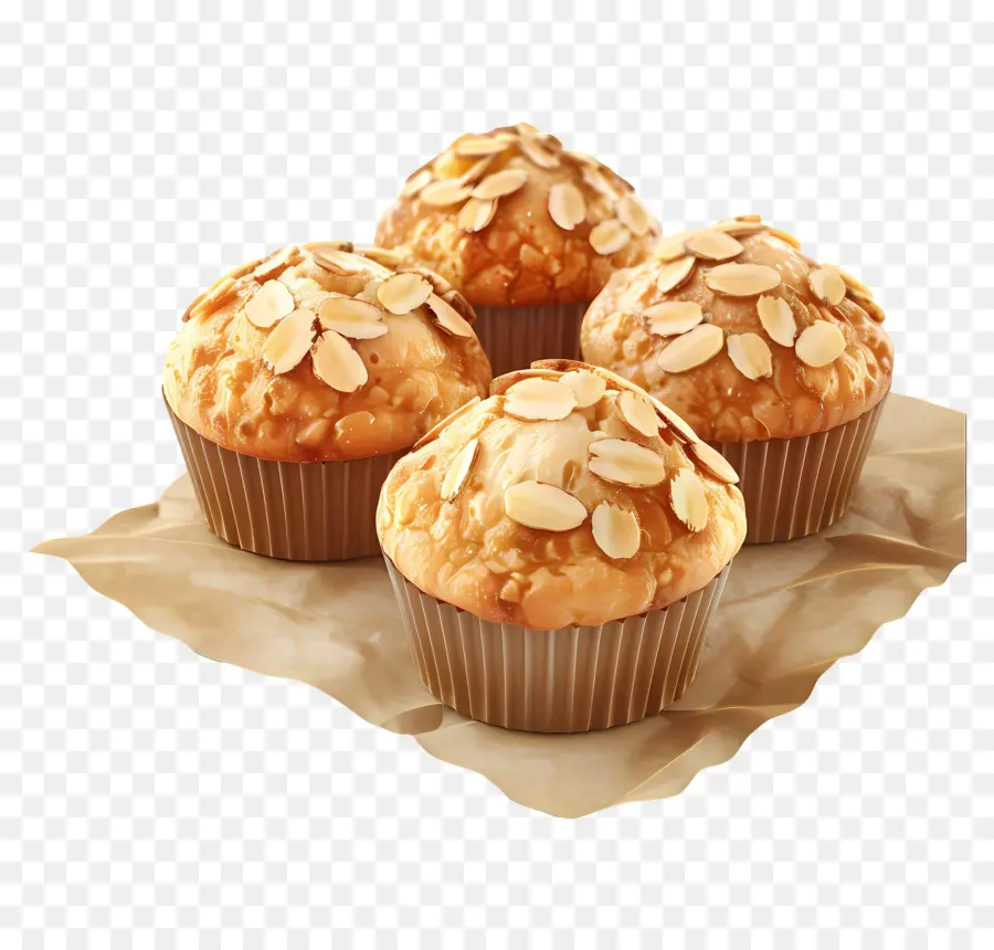 Muffin Almond，Muffin PNG