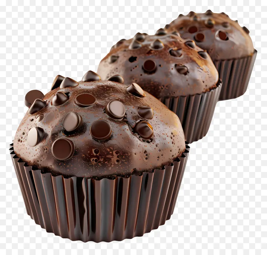 Muffin Coklat，Hidangan Penutup PNG