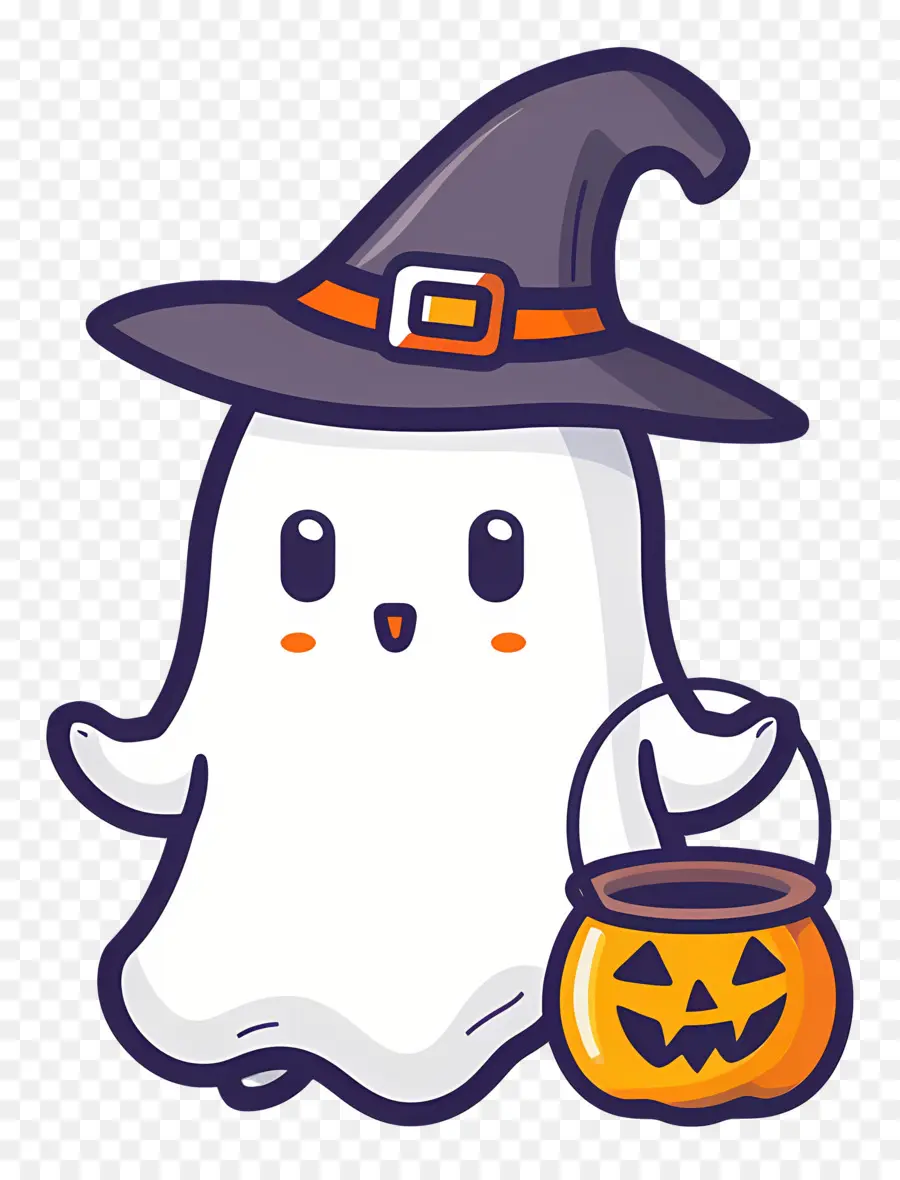 Hantu Halloween，Hantu Dengan Permen PNG