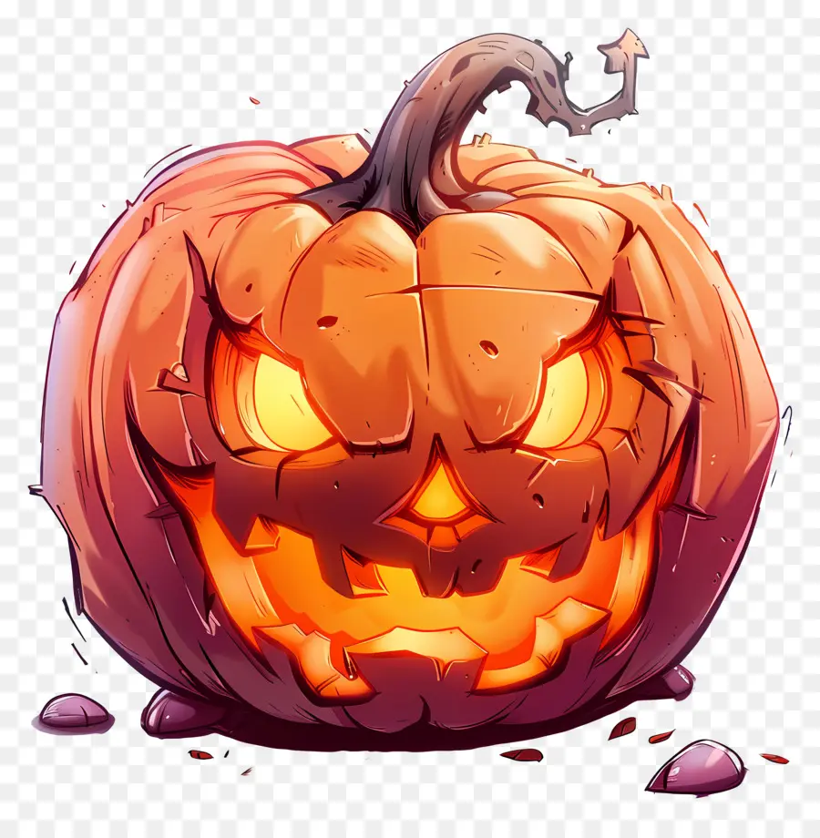 Labu Halloween Animasi，Jack O' Lantern PNG