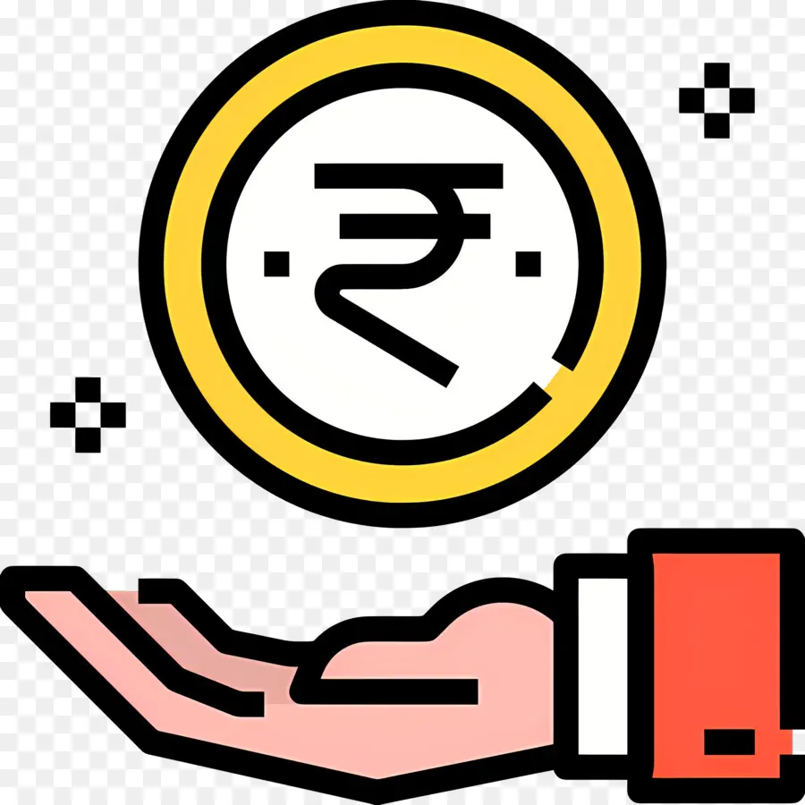 Rupee India，Koin Rupee PNG