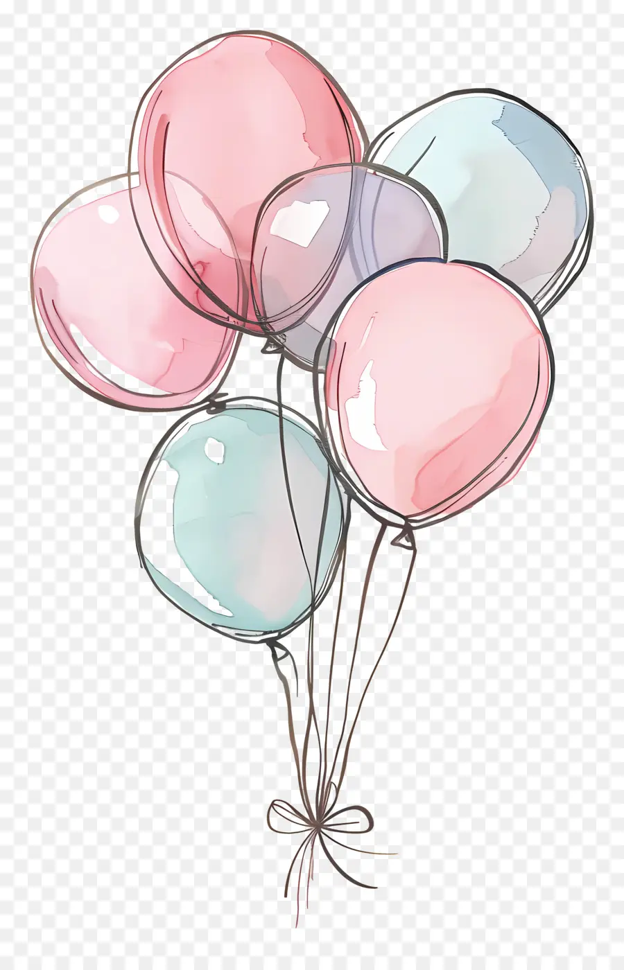 Balon Pastel，Balon PNG