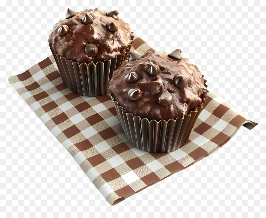 Muffin Coklat，Muffin Keping Coklat PNG