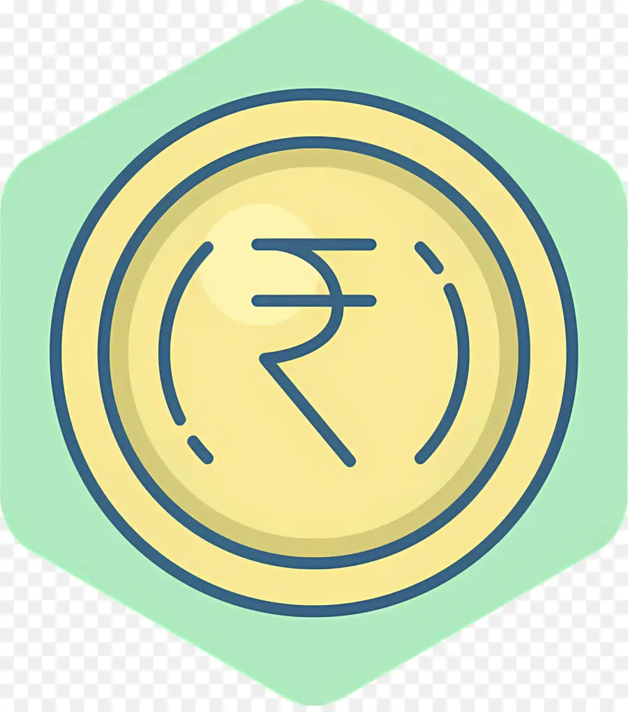 Rupee India，Koin Rupee PNG