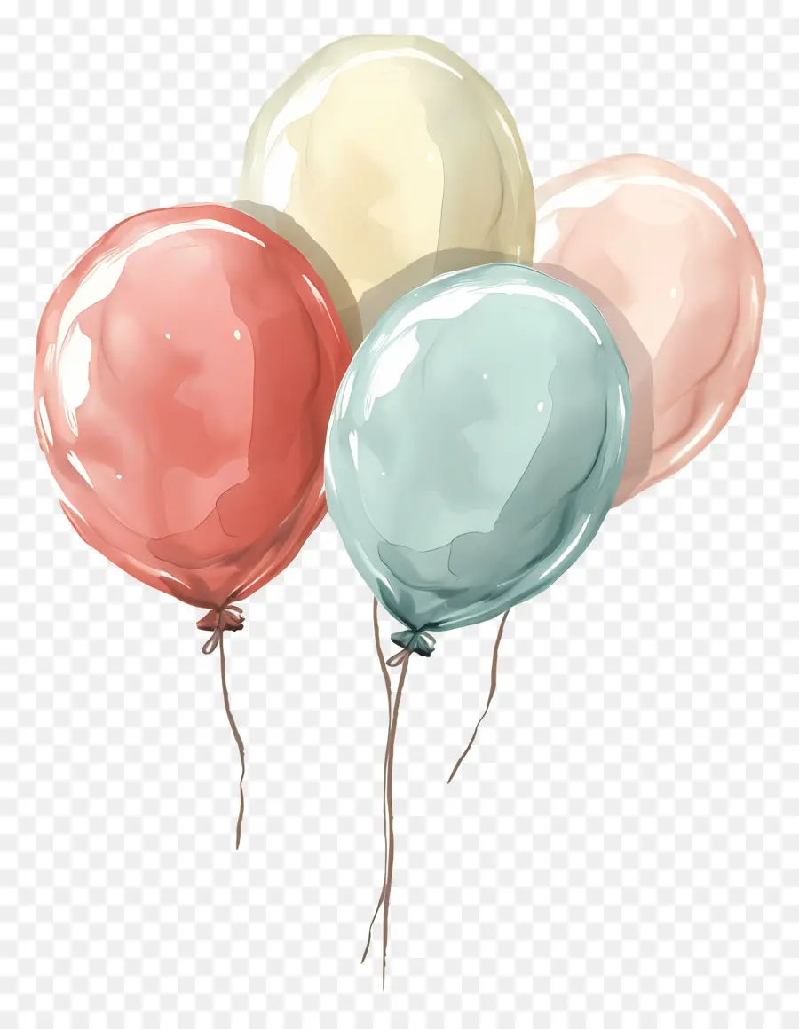 Balon Pastel，Balon PNG