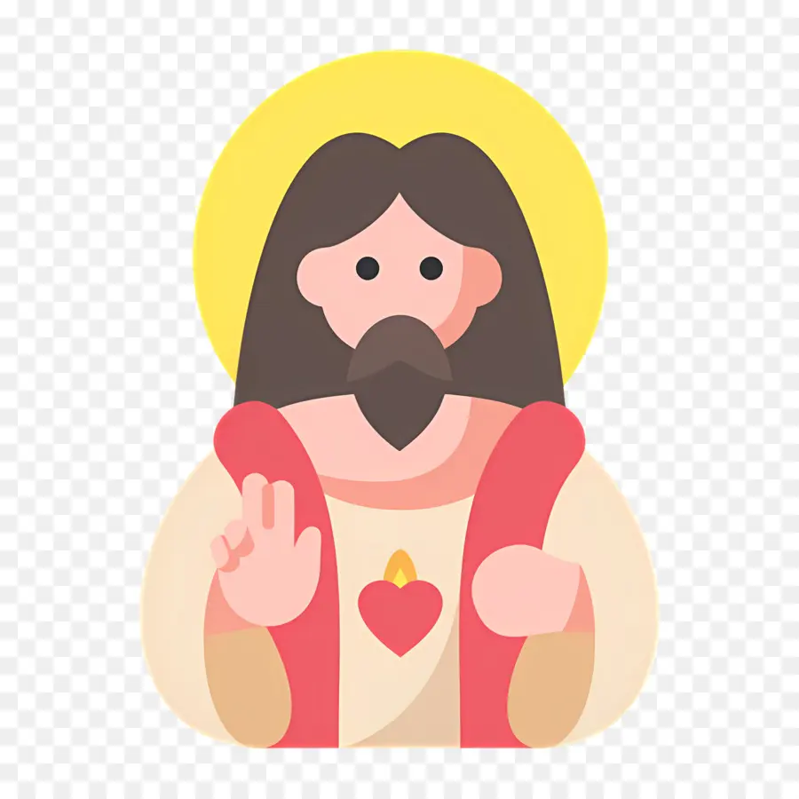 Yesus，Gambar Kartun PNG