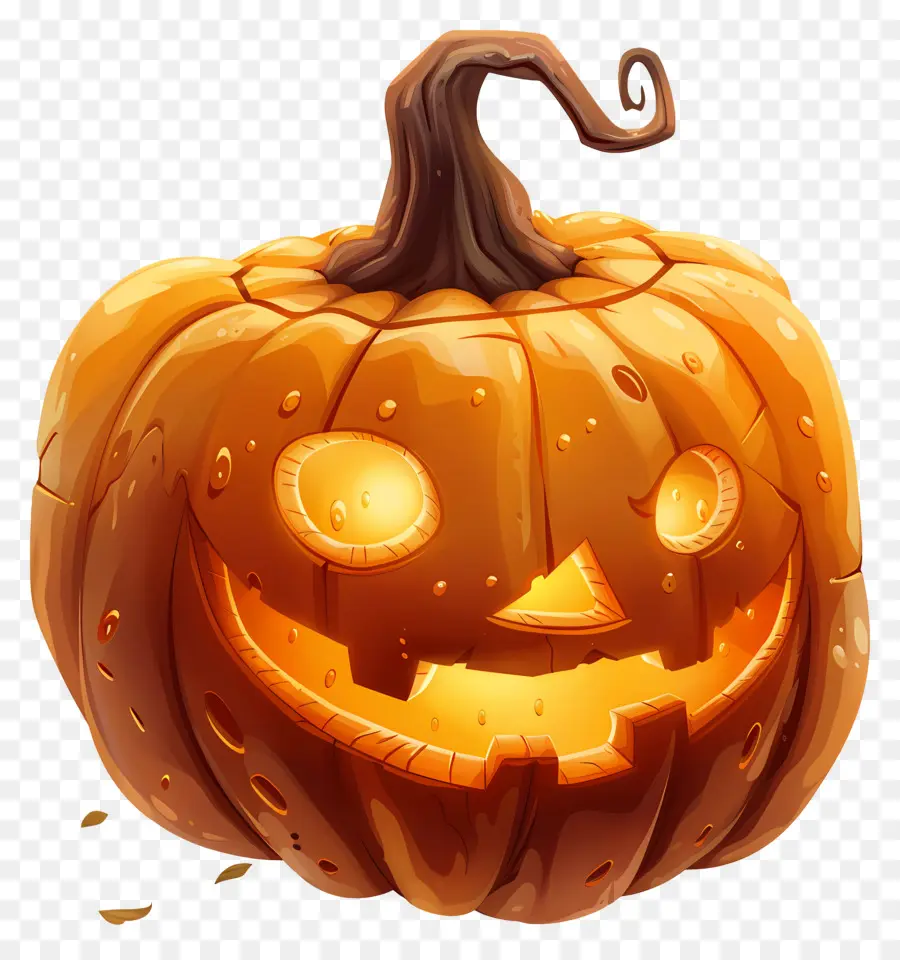 Labu Halloween Animasi，Labu Kuning PNG